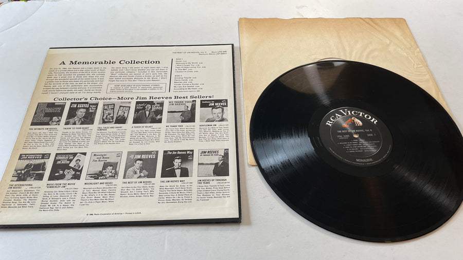 Jim Reeves The Best Of Jim Reeves Vol. II Used Vinyl LP VG+\VG+
