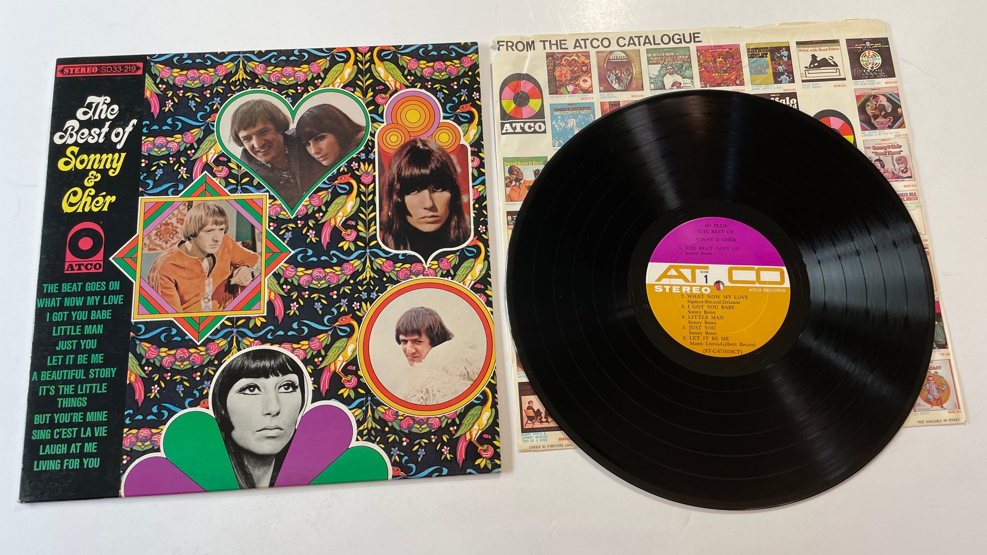 Sonny & Cher The Best Of Sonny & Cher Used Vinyl LP VG+\VG+