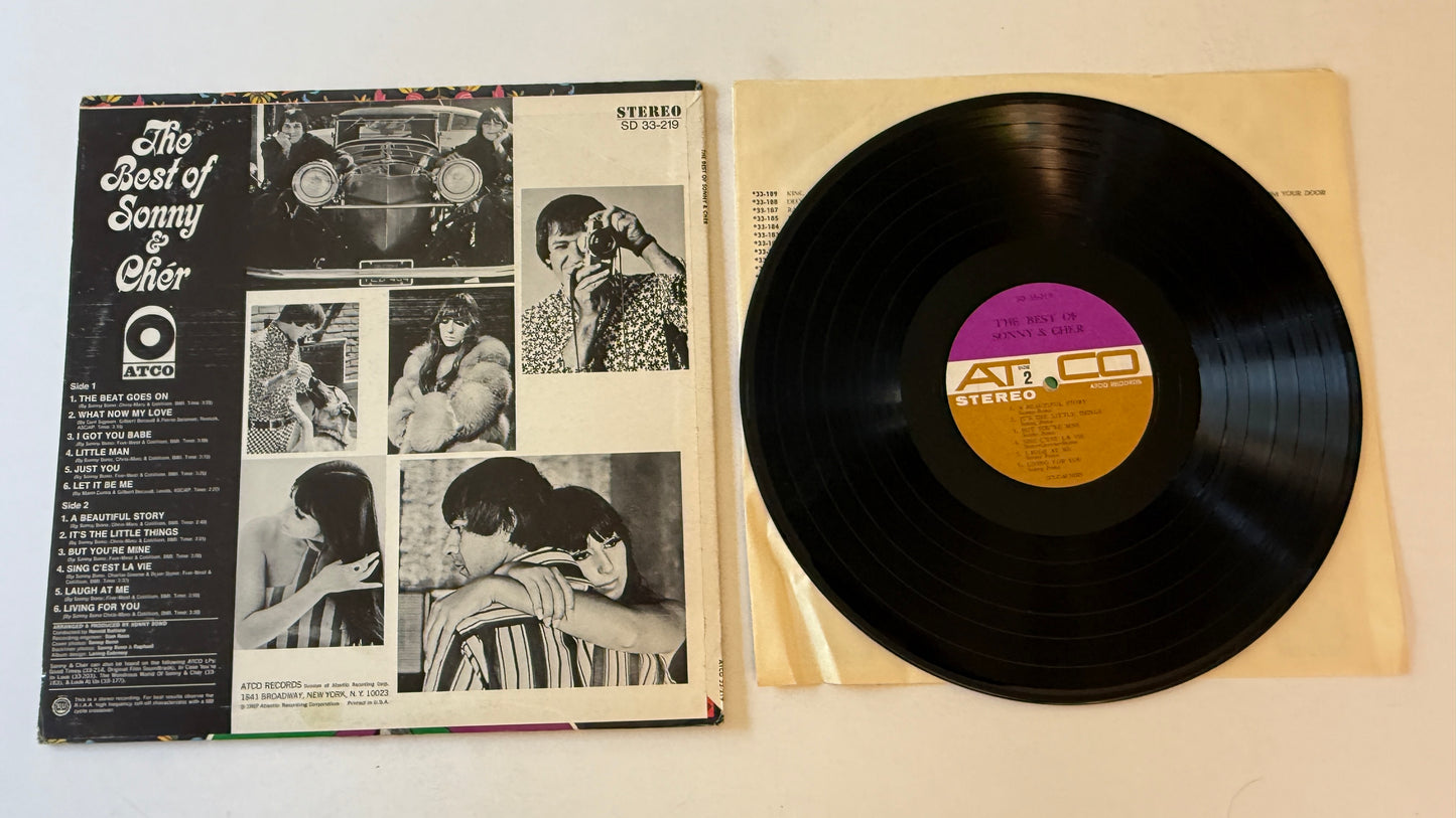 Sonny & Cher The Best Of Sonny & Cher Used Vinyl LP VG+\VG