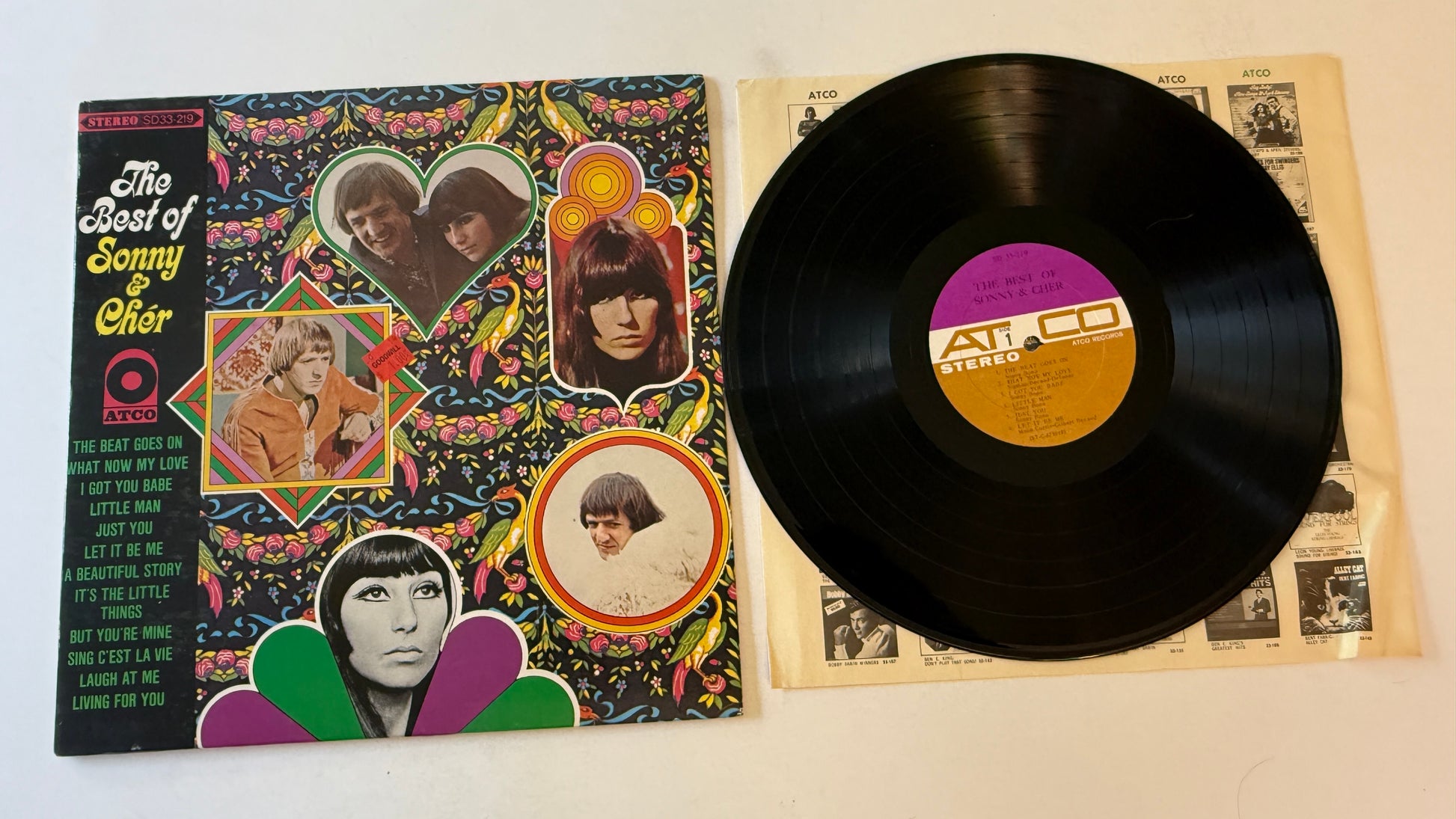 Sonny & Cher The Best Of Sonny & Cher Used Vinyl LP VG+\VG