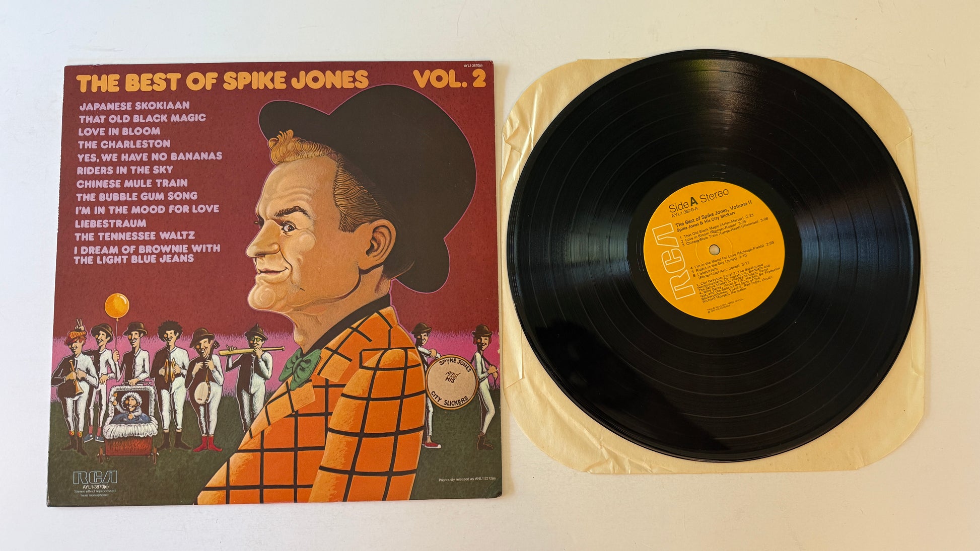 Spike Jones And His City Slickers The Best Of Spike Jones Vol. 2 Used Vinyl LP VG+\VG+