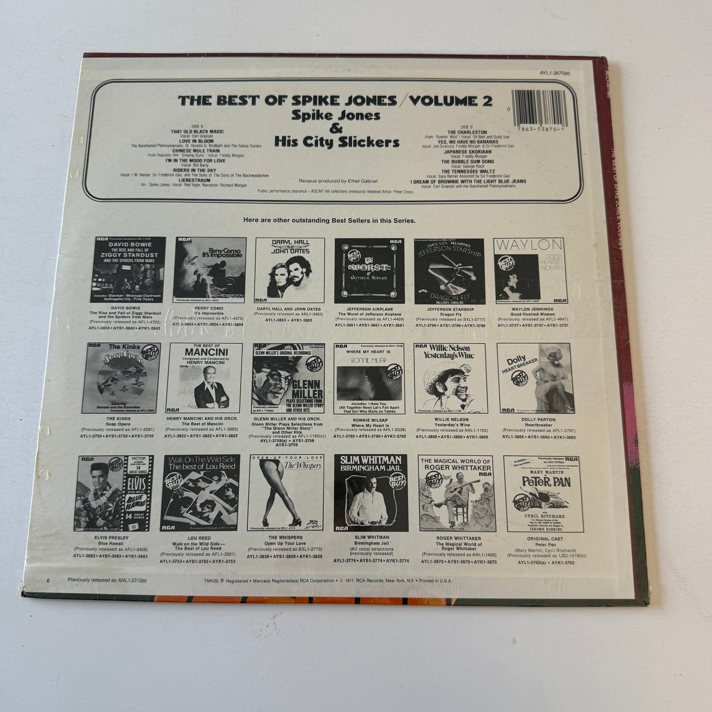 Spike Jones And His City Slickers The Best Of Spike Jones Vol. 2 Used Vinyl LP M\NM