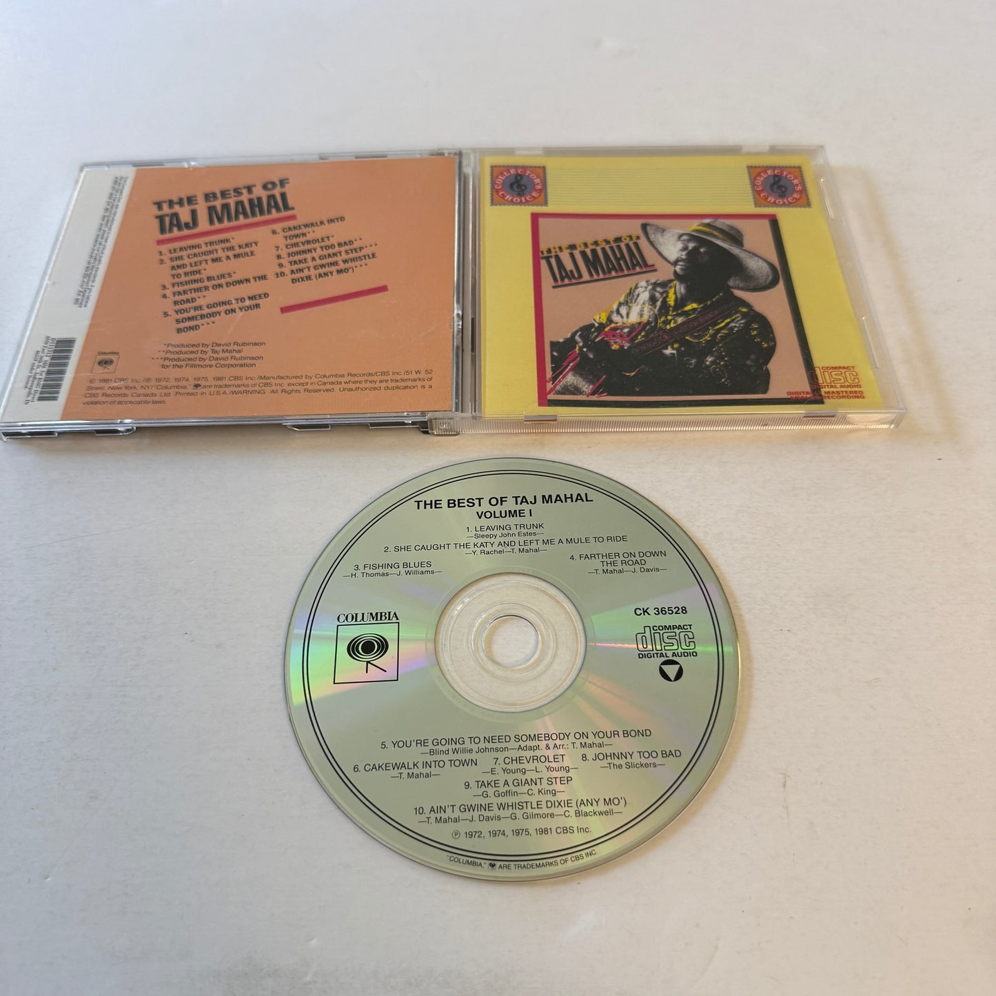 Taj Mahal The Best Of Taj Mahal Used CD VG+\VG+