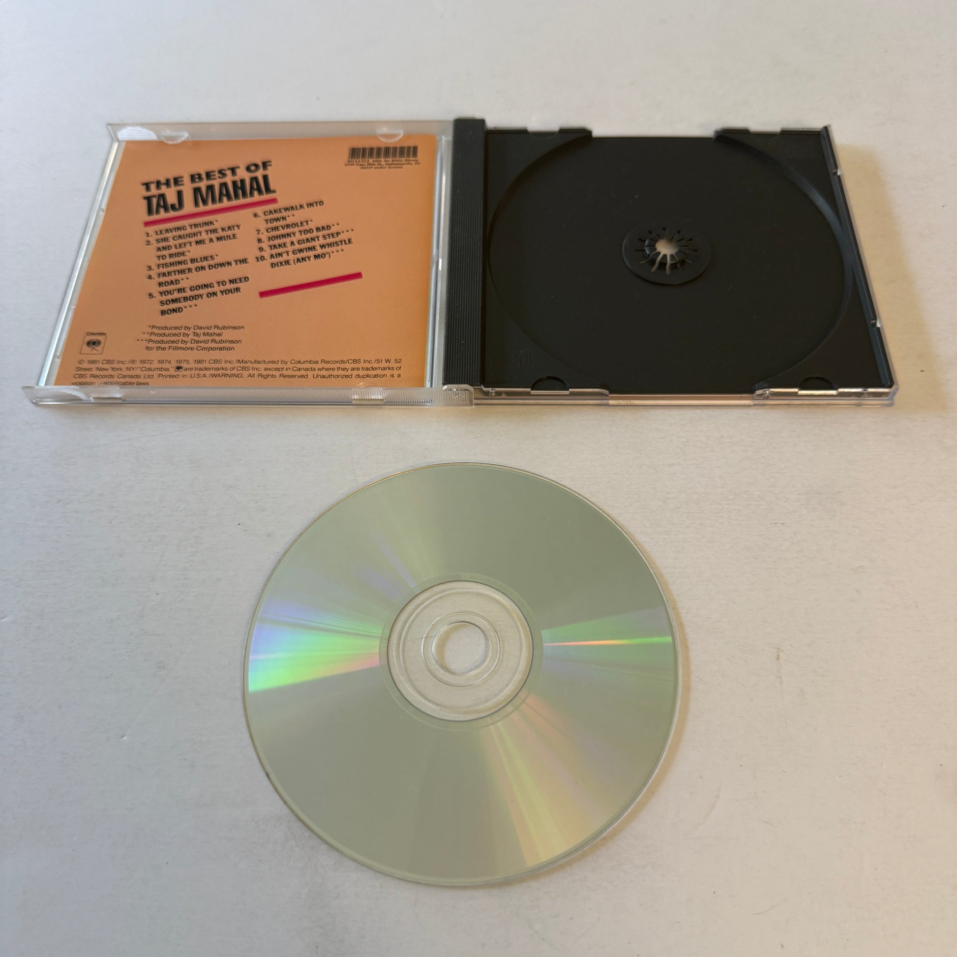 Taj Mahal The Best Of Taj Mahal Used CD VG+\VG+