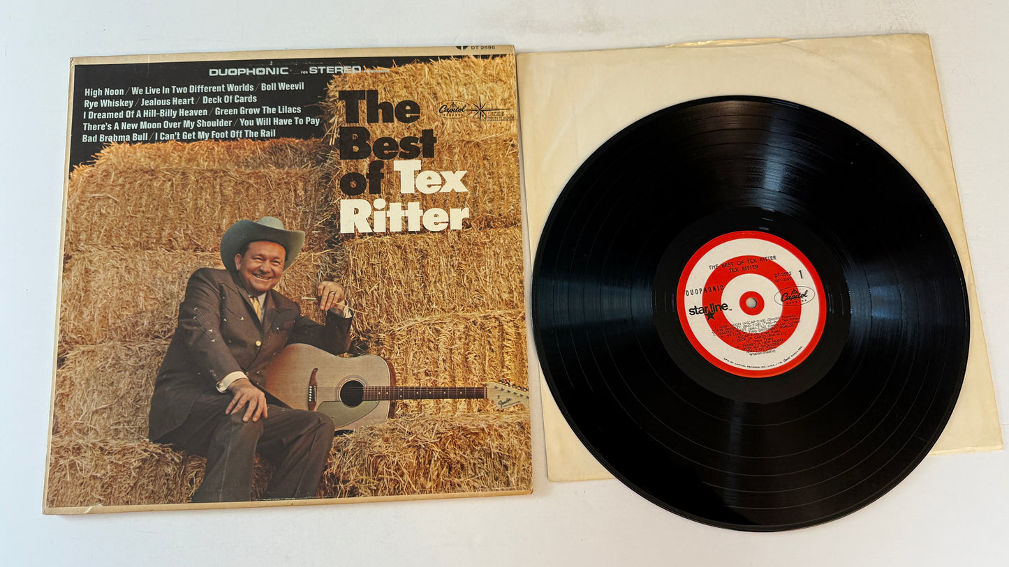 Tex Ritter The Best Of Tex Ritter Used Vinyl LP VG+\VG+