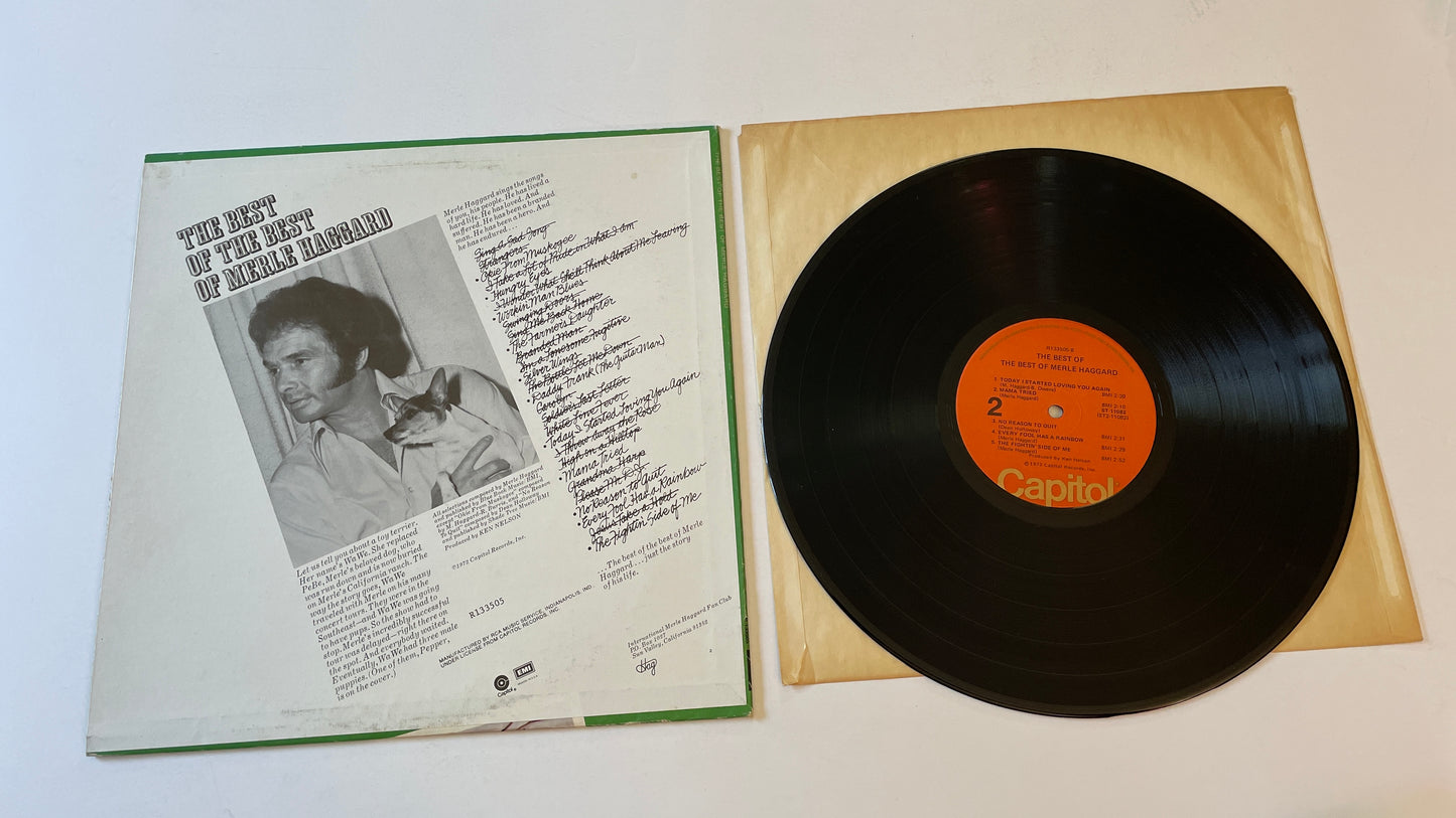 Merle Haggard The Best Of The Best Of Merle Haggard Used Vinyl LP VG+\VG+