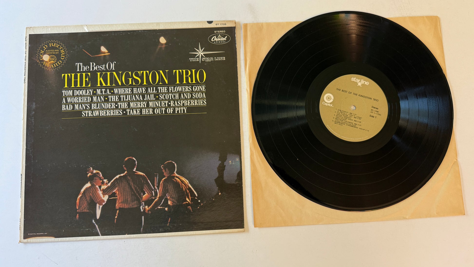 Kingston Trio The Best Of The Kingston Trio Used Vinyl LP VG+\VG