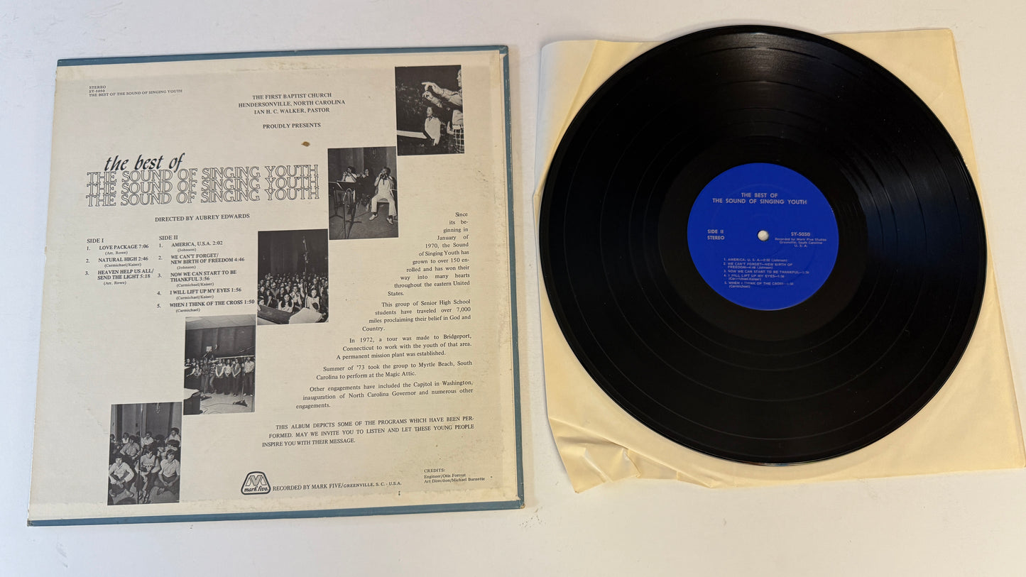 The Sound Of Singing Youth The Best Of The Sound Of Singing Youth Used Vinyl LP VG+\VG