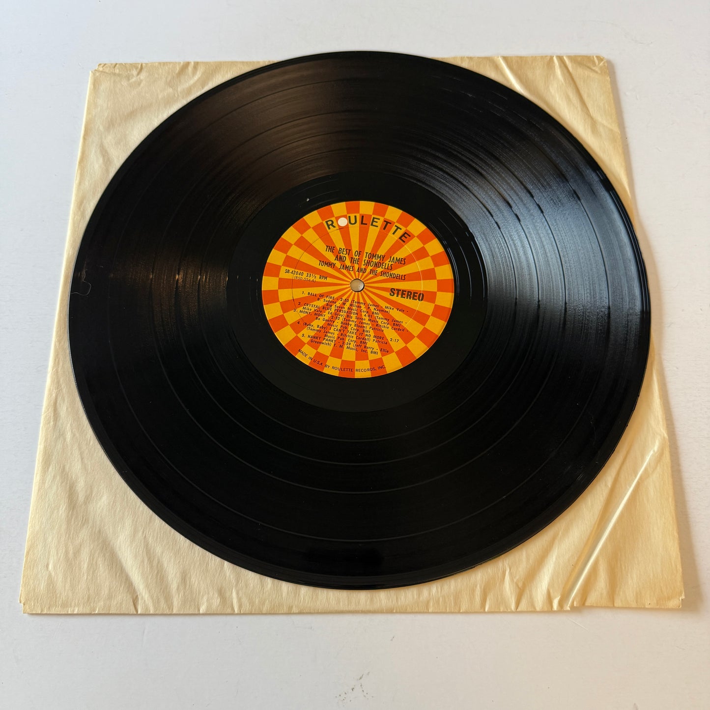 Tommy James & The Shondells The Best Of Tommy James & The Shondells Used Vinyl LP VG+\VG