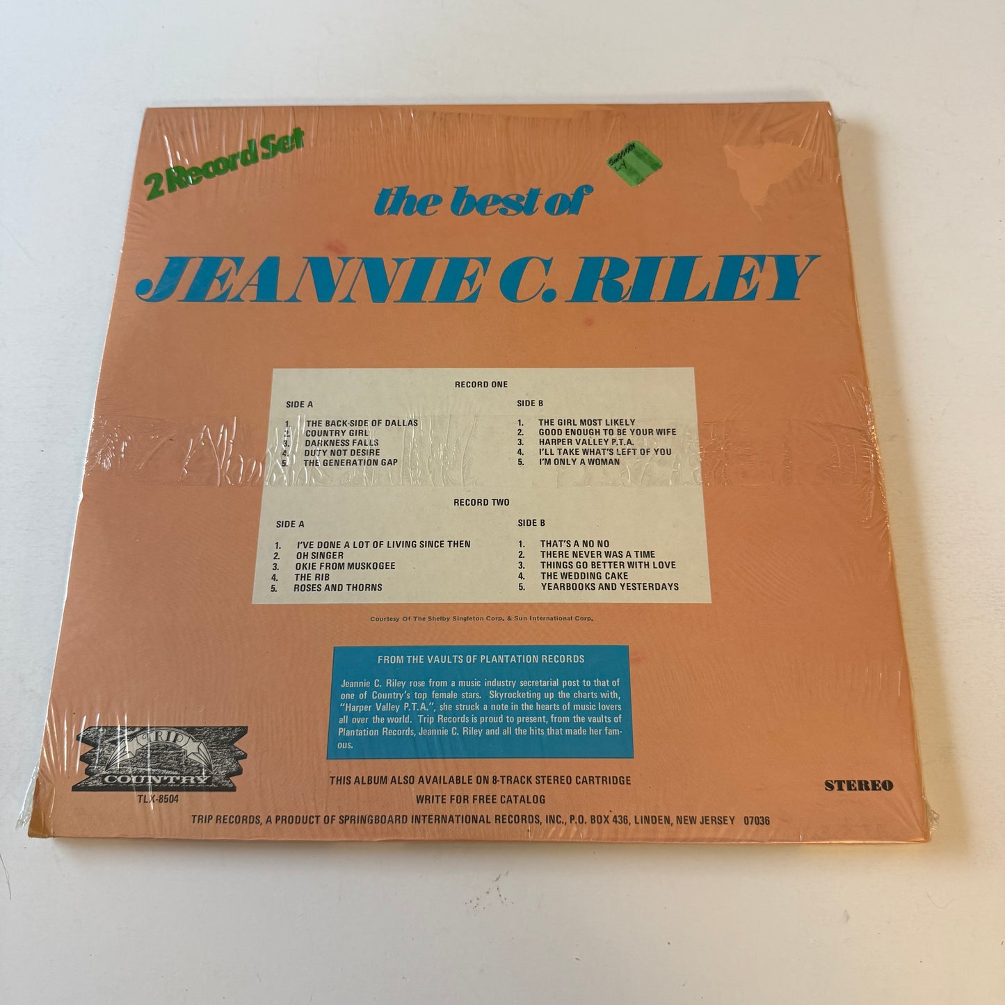 Jeannie C. Riley The Best Of Used Vinyl LP M\VG+
