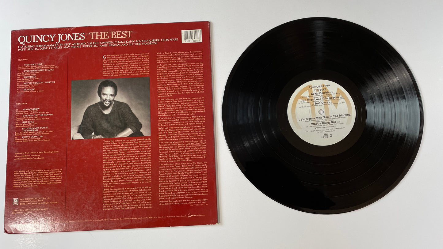 Quincy Jones The Best Used Vinyl LP VG+\VG