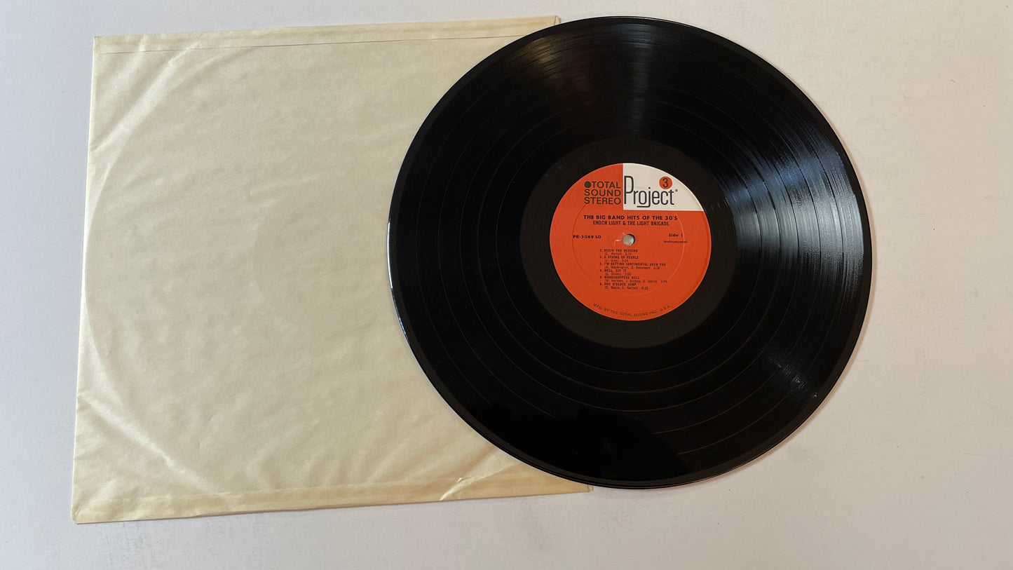 Enoch Light And The Light Brigade The Big Band Hits Of The Thirties Used Vinyl LP VG+\VG