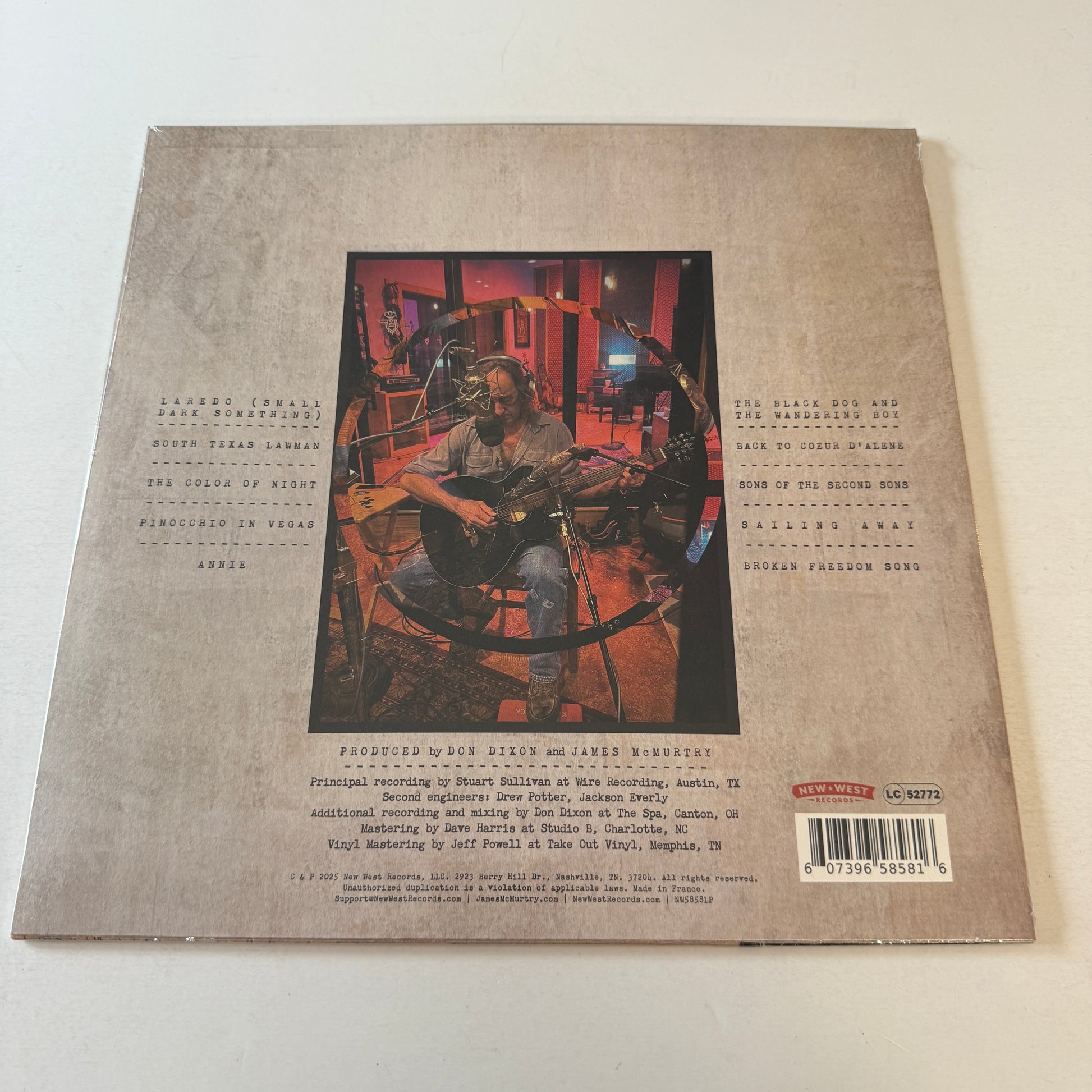 James McMurtry The Black Dog And The Wandering Boy New Vinyl LP M\M