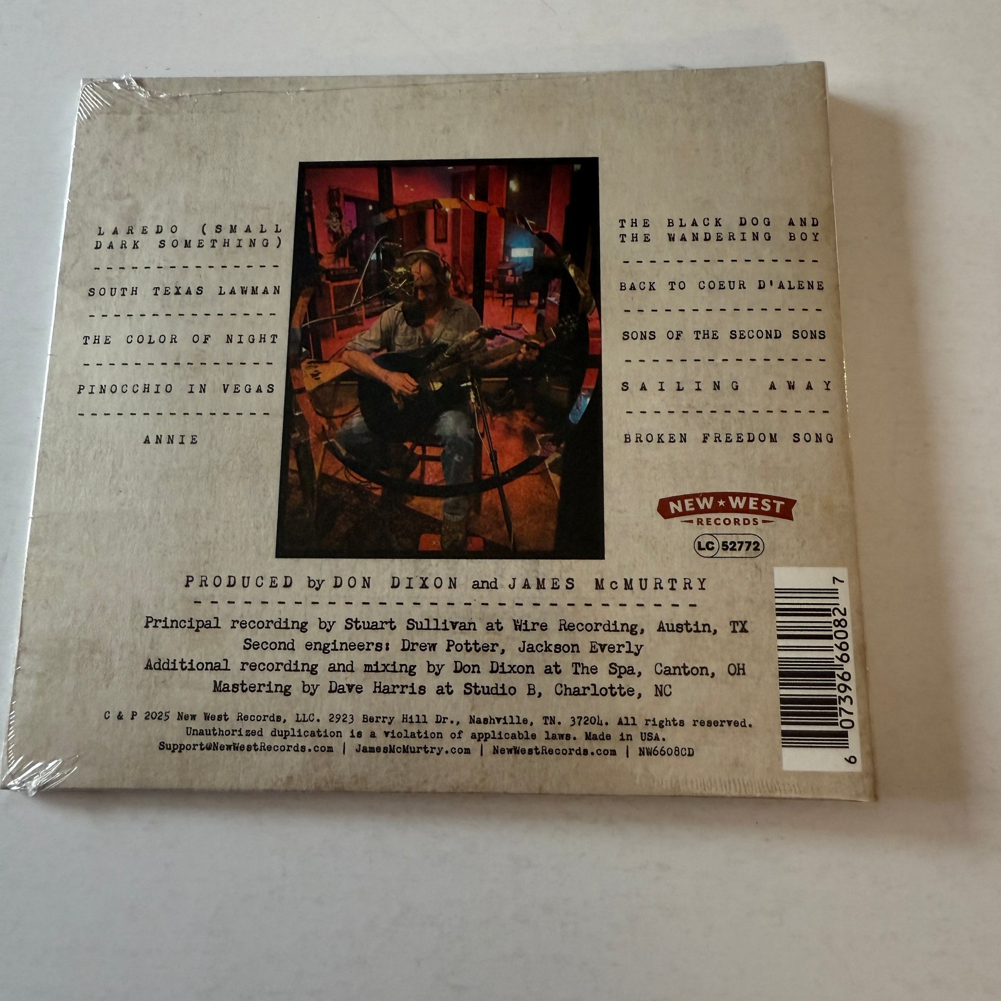 James McMurtry The Black Dog And The Wandering Boy New Sealed CD M\M
