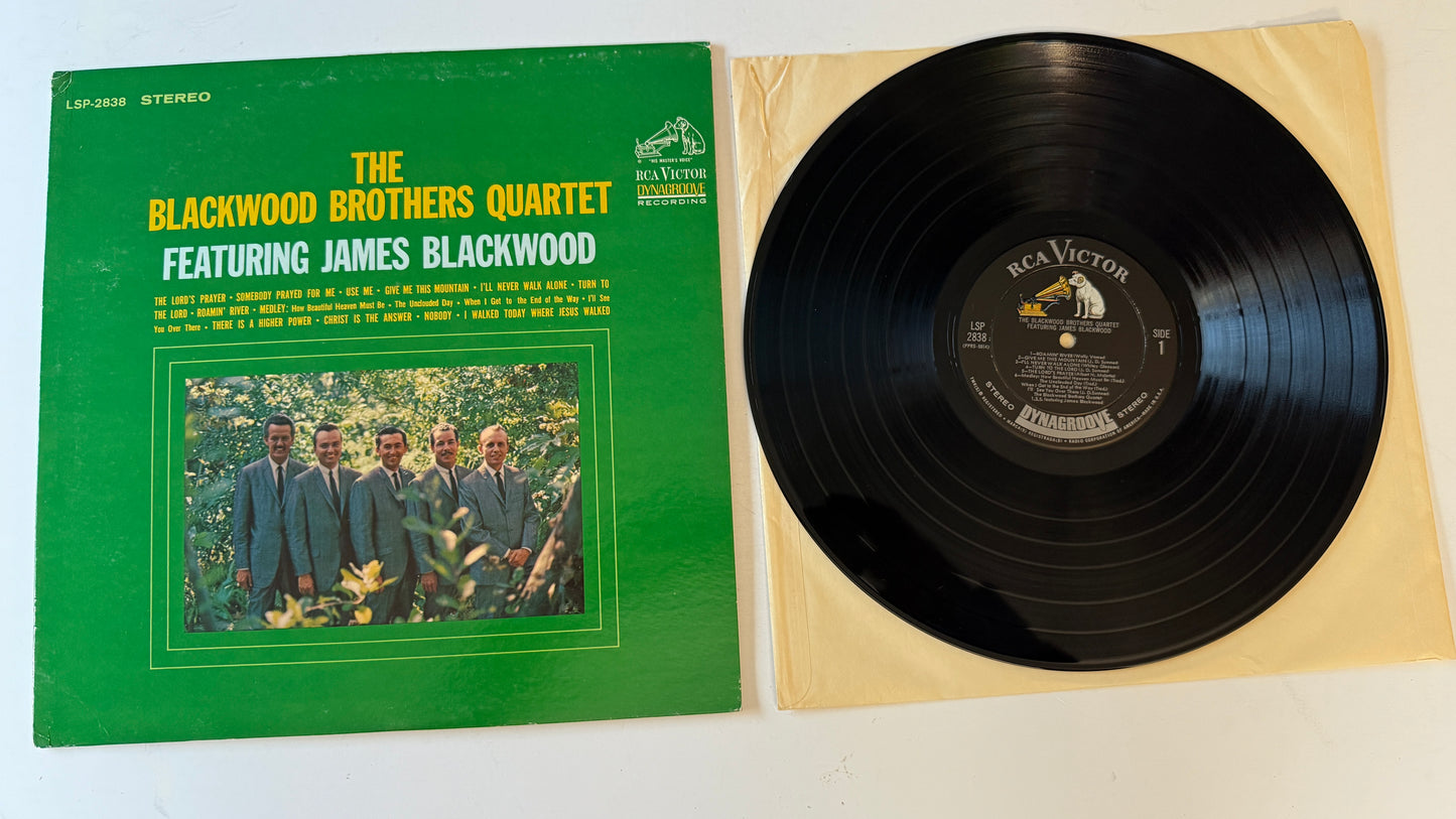 The Blackwood Brothers Quartet The Blackwood Brothers Quartet Featuring James Blackwood Used Vinyl LP VG+\VG