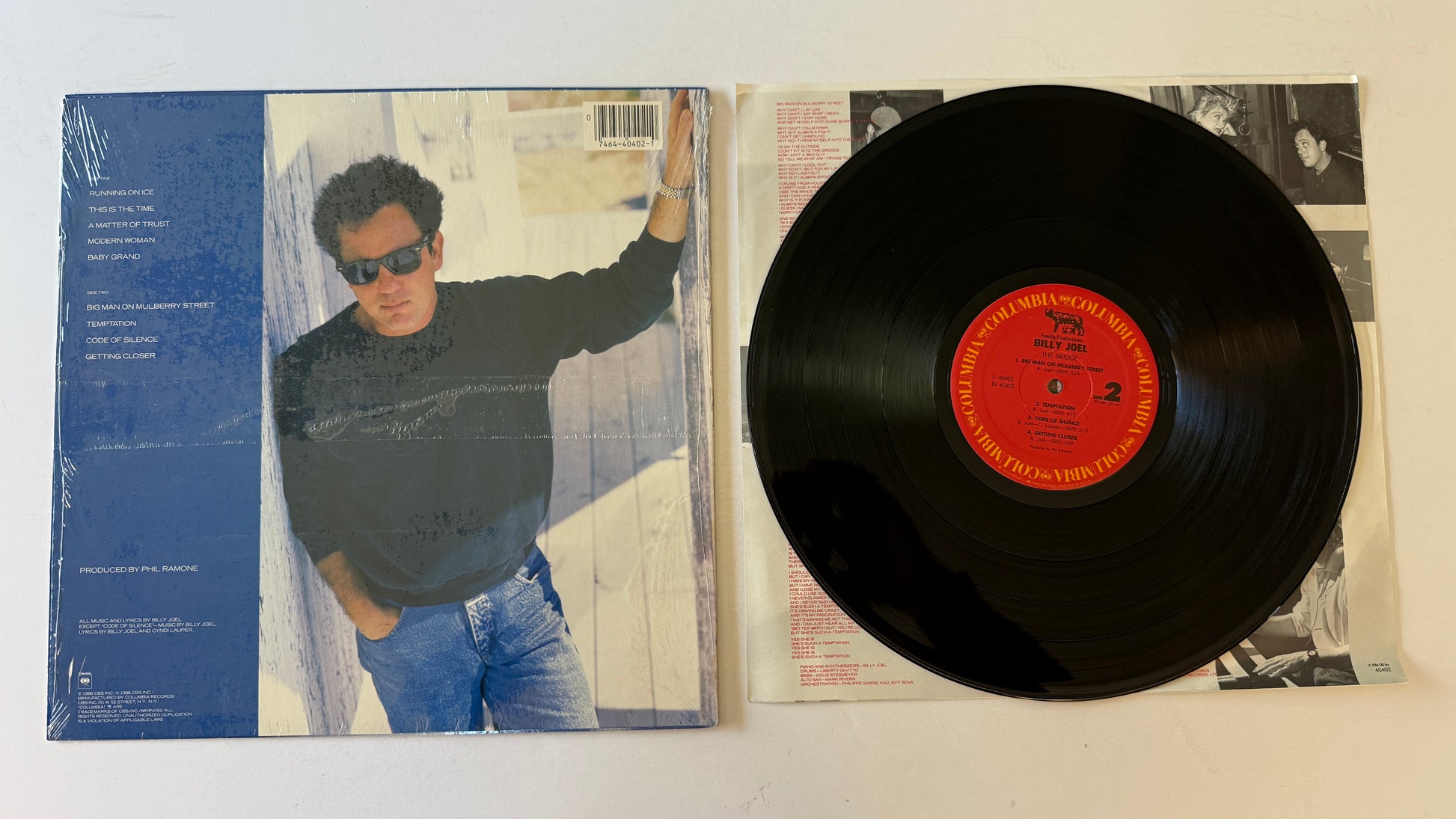 Billy Joel The Bridge Used Vinyl LP VG+\VG+