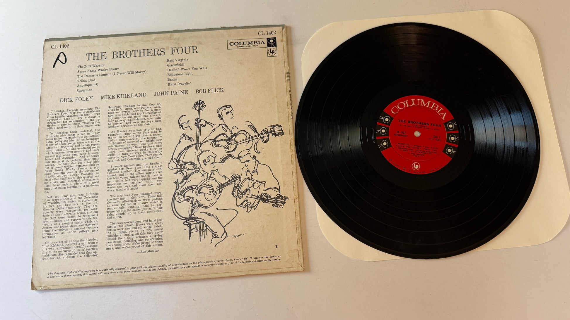 The Brothers Four The Brothers Four Used Vinyl LP VG+\G+