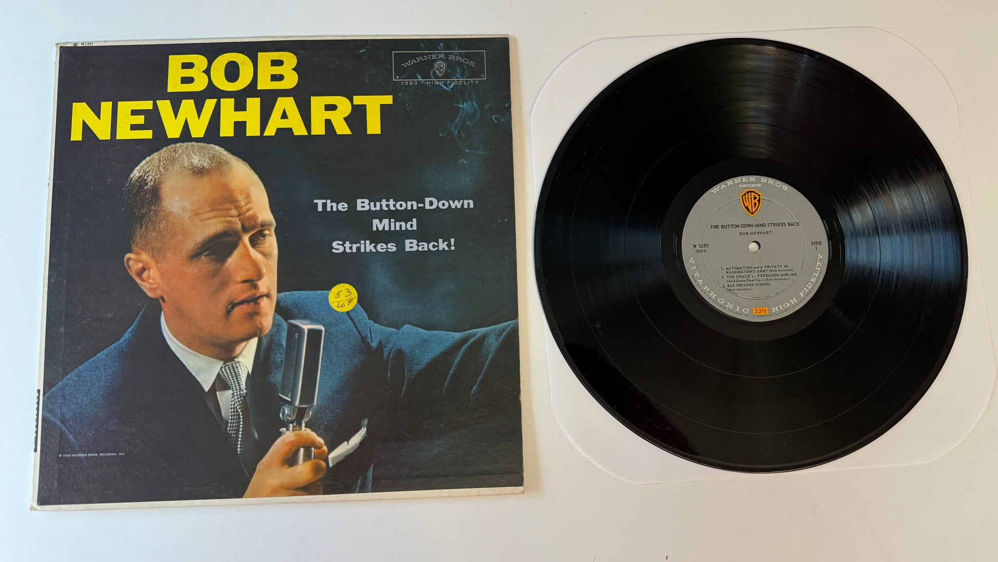 Bob Newhart The Button-Down Mind Strikes Back! Used Vinyl LP VG+\VG