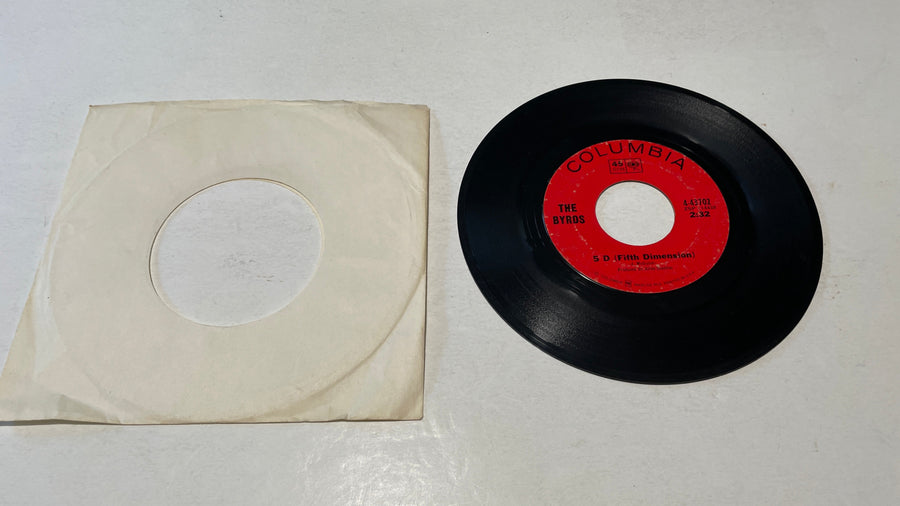 The Byrds 5 D (Fifth Dimension) / Captain Soul (Instrumental) Used 45 RPM 7" Vinyl VG+\VG+