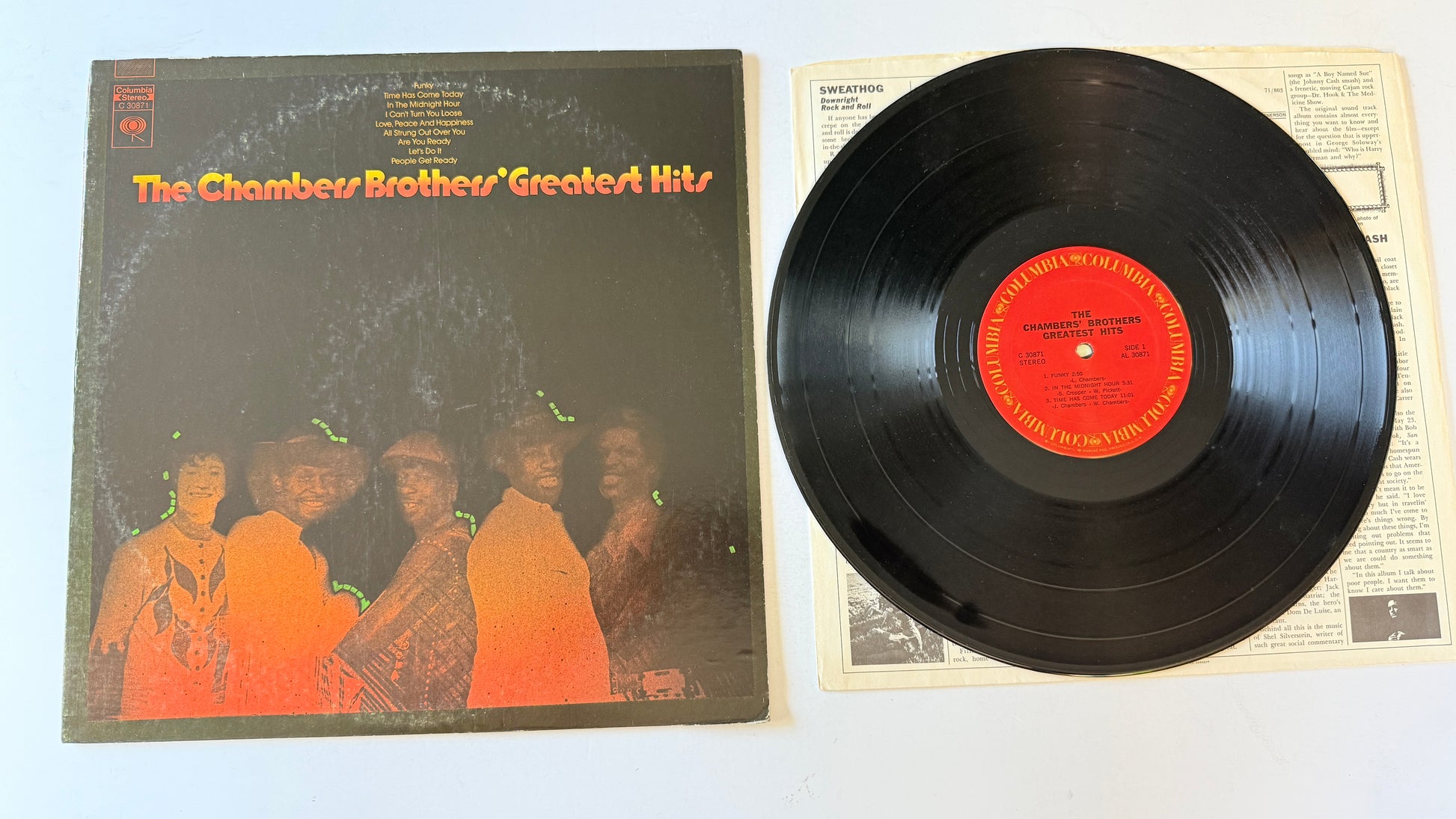 The Chambers Brothers The Chambers Brothers' Greatest Hits Used Vinyl LP VG+\VG