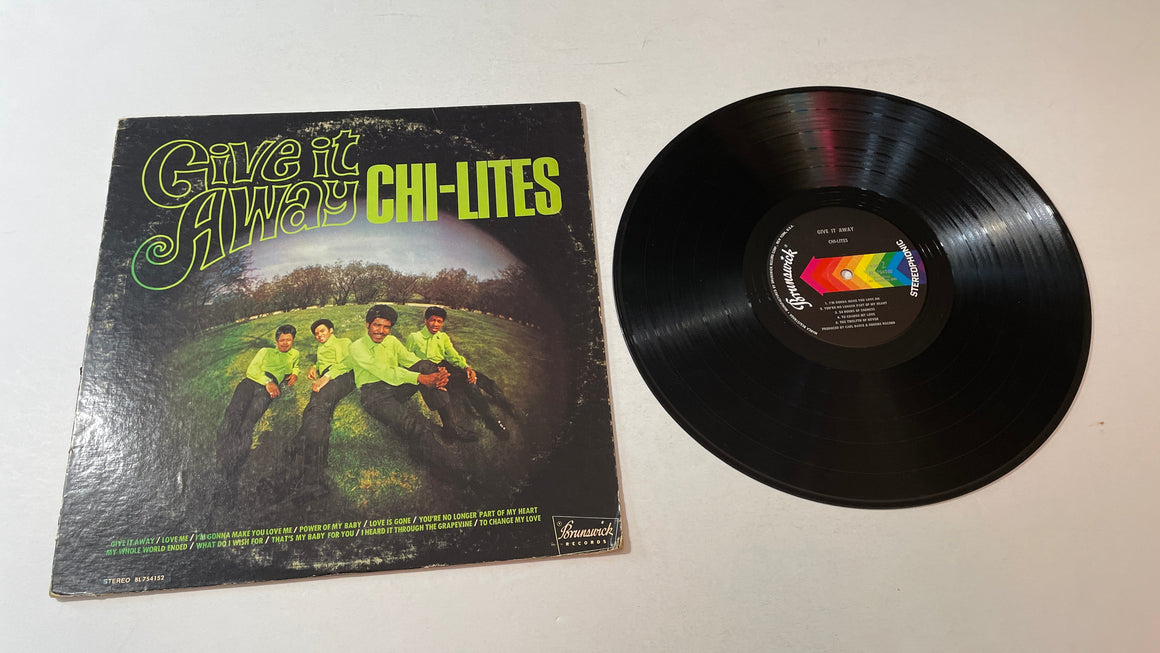 The Chi-Lites Give It Away Used Vinyl LP VG+\G+