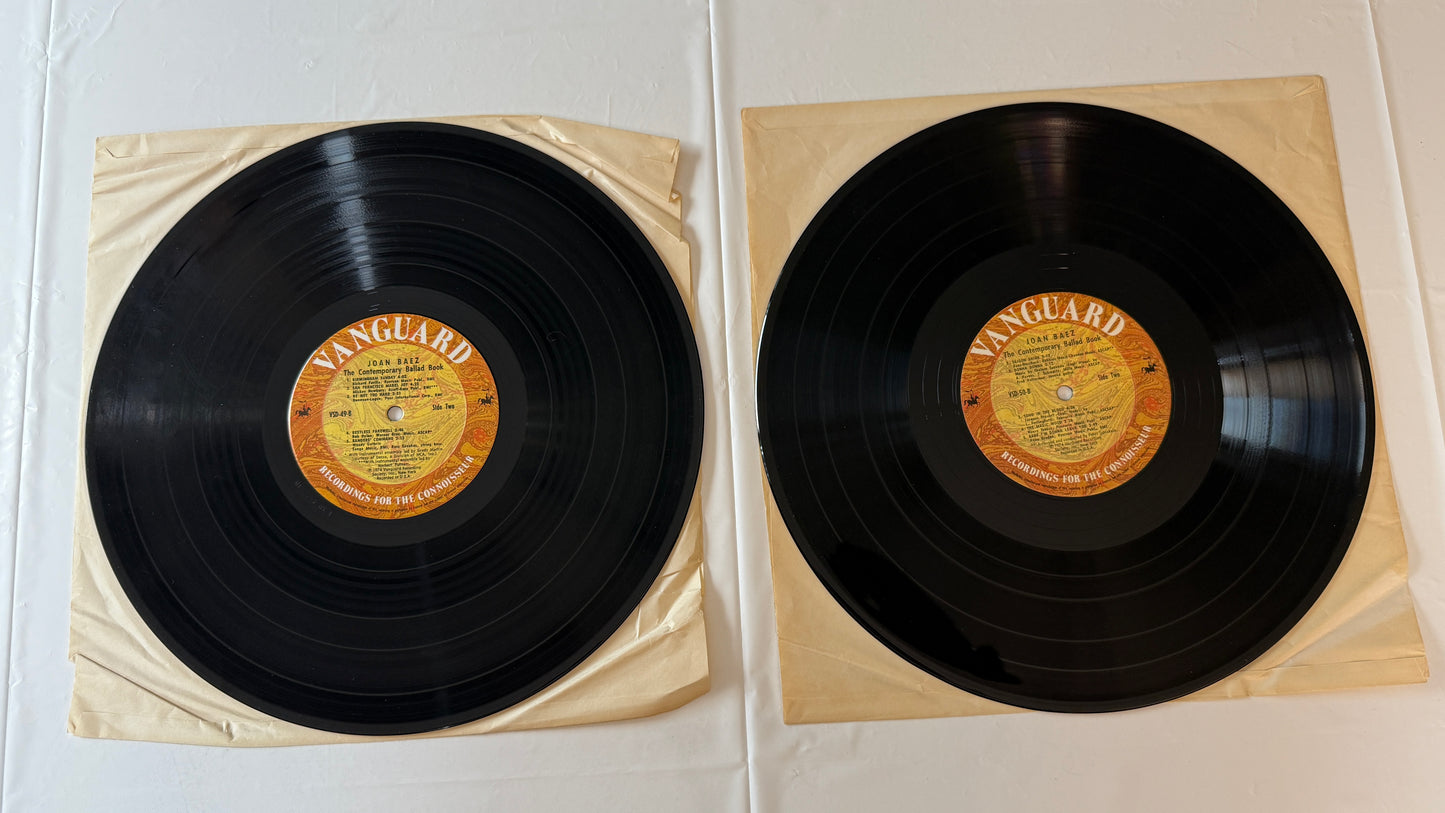 Joan Baez The Contemporary Ballad Book Used Vinyl LP VG\VG