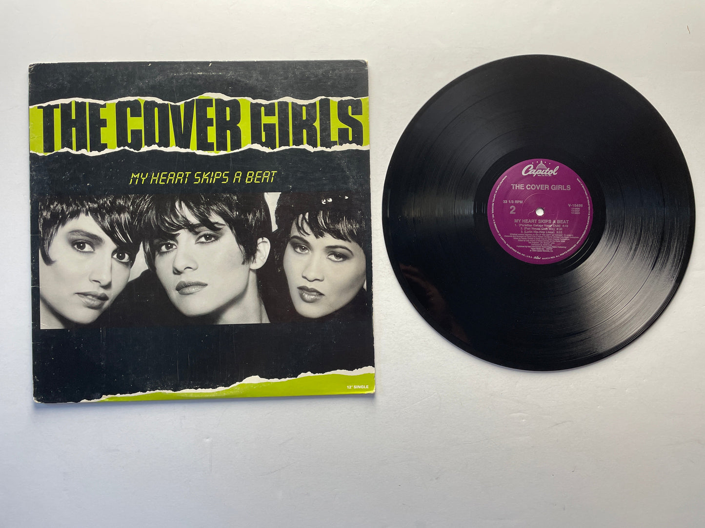 The Cover Girls My Heart Skips A Beat 12" Used Vinyl Single VG+\VG