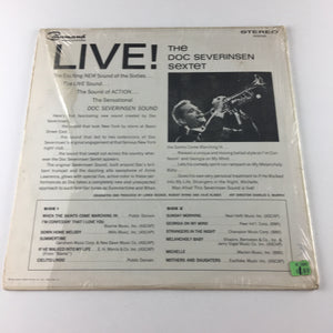 The Doc Severinsen Sextet Live! Used Vinyl LP VG\VG