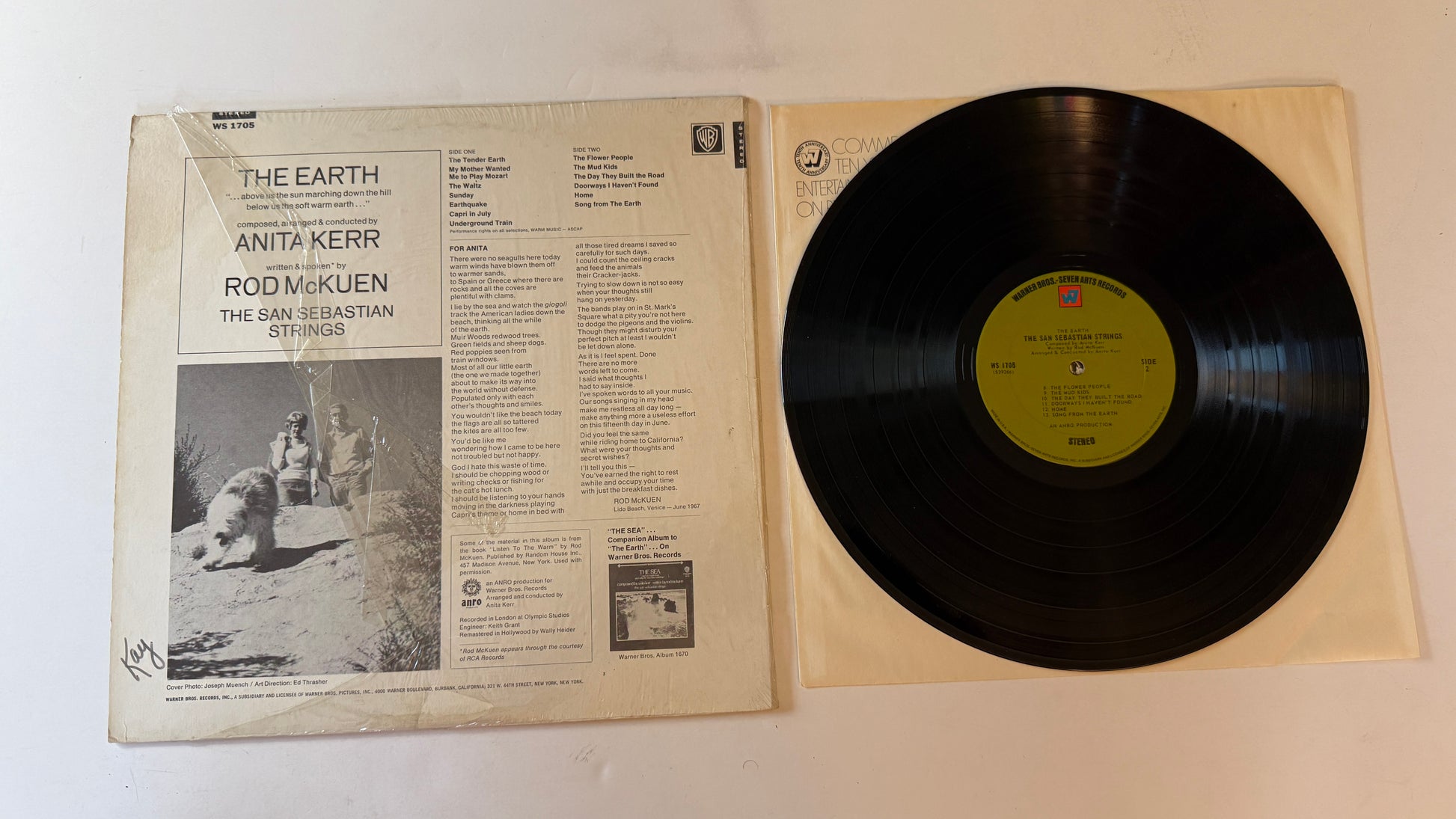 Anita Kerr The Earth Used Vinyl LP VG+\VG+