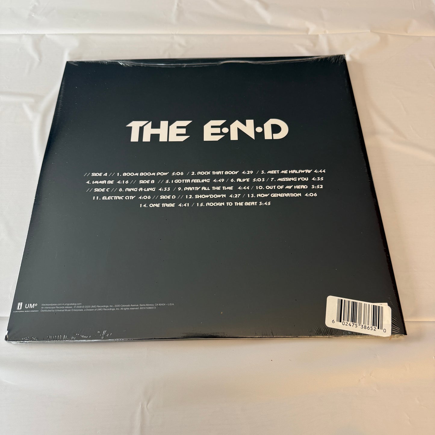 Black Eyed Peas The E.N.D New Colored Vinyl 2LP M\M