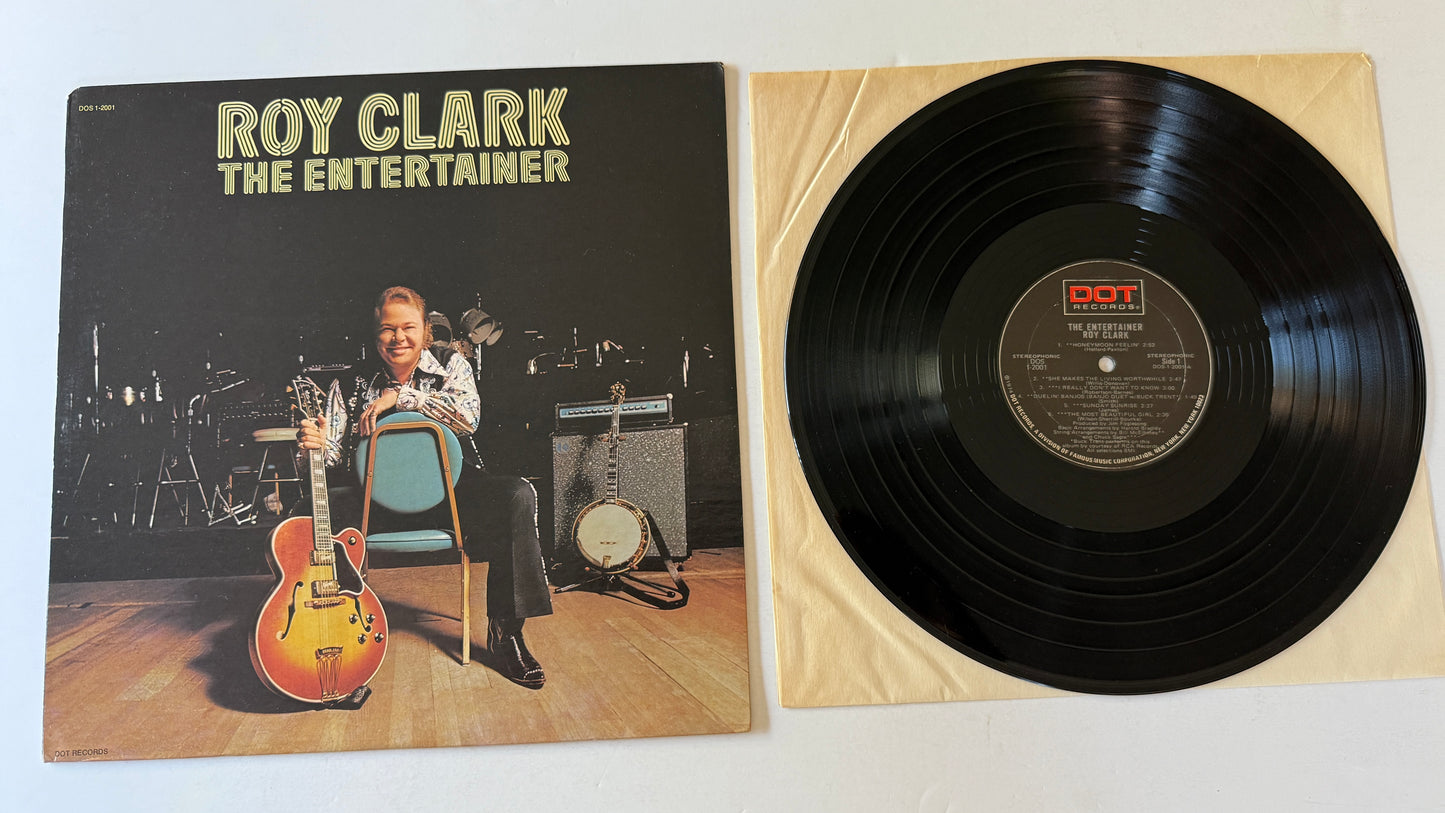 Roy Clark The Entertainer Used Vinyl LP VG+\VG