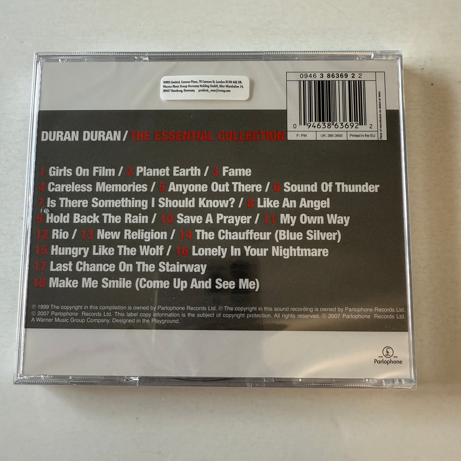 Duran Duran The Essential Collection New Sealed CD M\VG