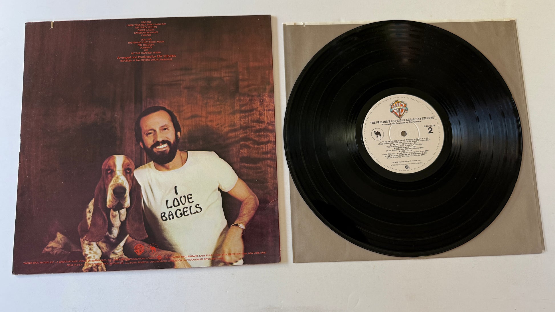 Ray Stevens The Feeling's Not Right Again Used Vinyl LP VG+\VG+