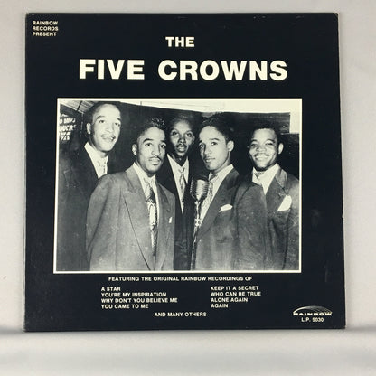 The Five Crowns The Rainbow Sessions Doo Wop Used Vinyl LP VG+\VG+