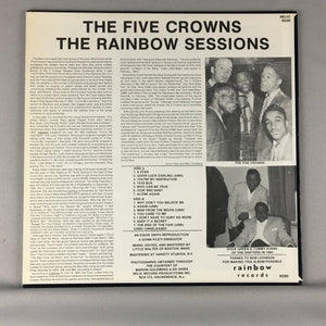 The Five Crowns The Rainbow Sessions Doo Wop Used Vinyl LP VG+\VG+