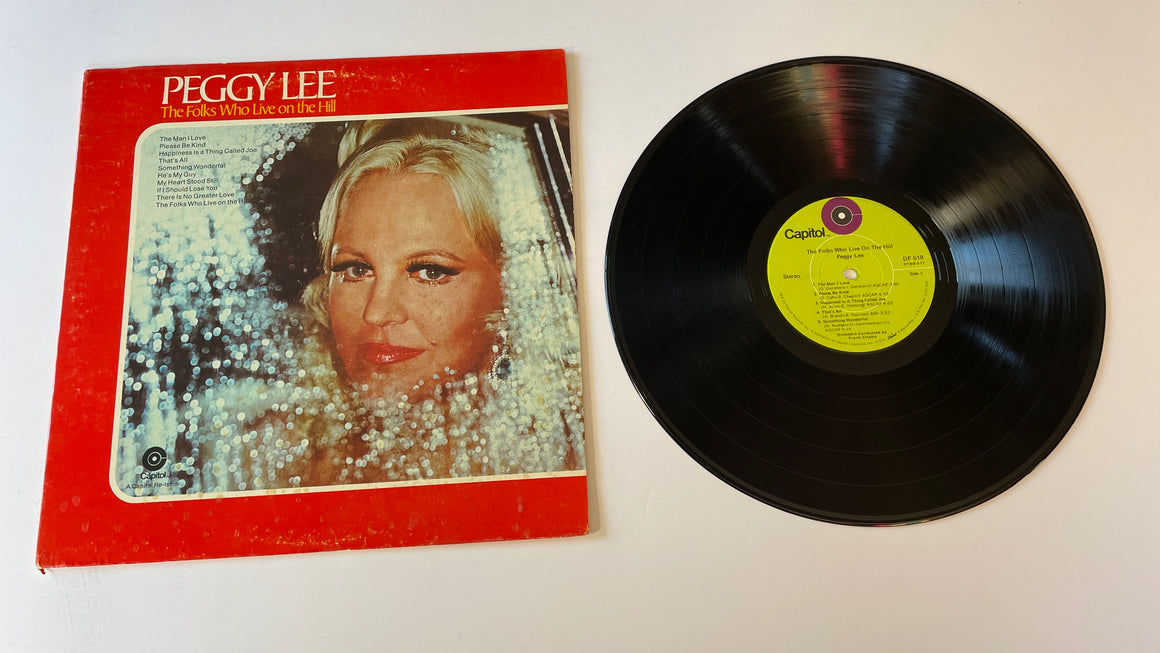 Peggy Lee The Folks Who Live On The Hill Used Vinyl LP VG+\VG