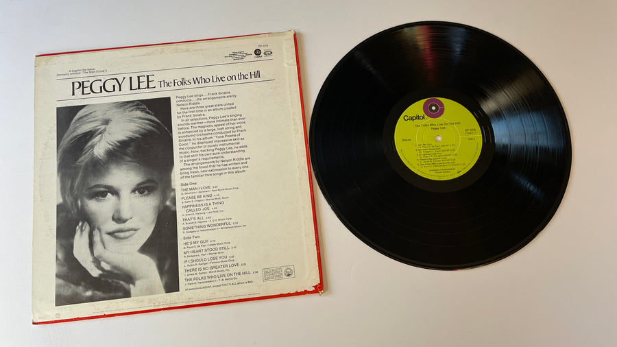 Peggy Lee The Folks Who Live On The Hill Used Vinyl LP VG+\VG