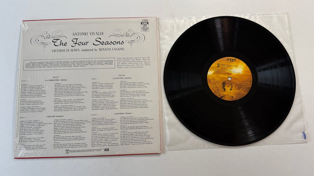 Antonio Vivaldi The Four Seasons Used Vinyl LP VG+\VG+ – Slow Turnin Vinyl