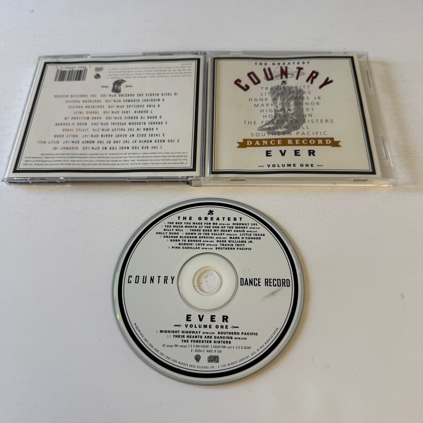 Various The Greatest Country Dance Record Ever Volume One Used CD VG+\VG+