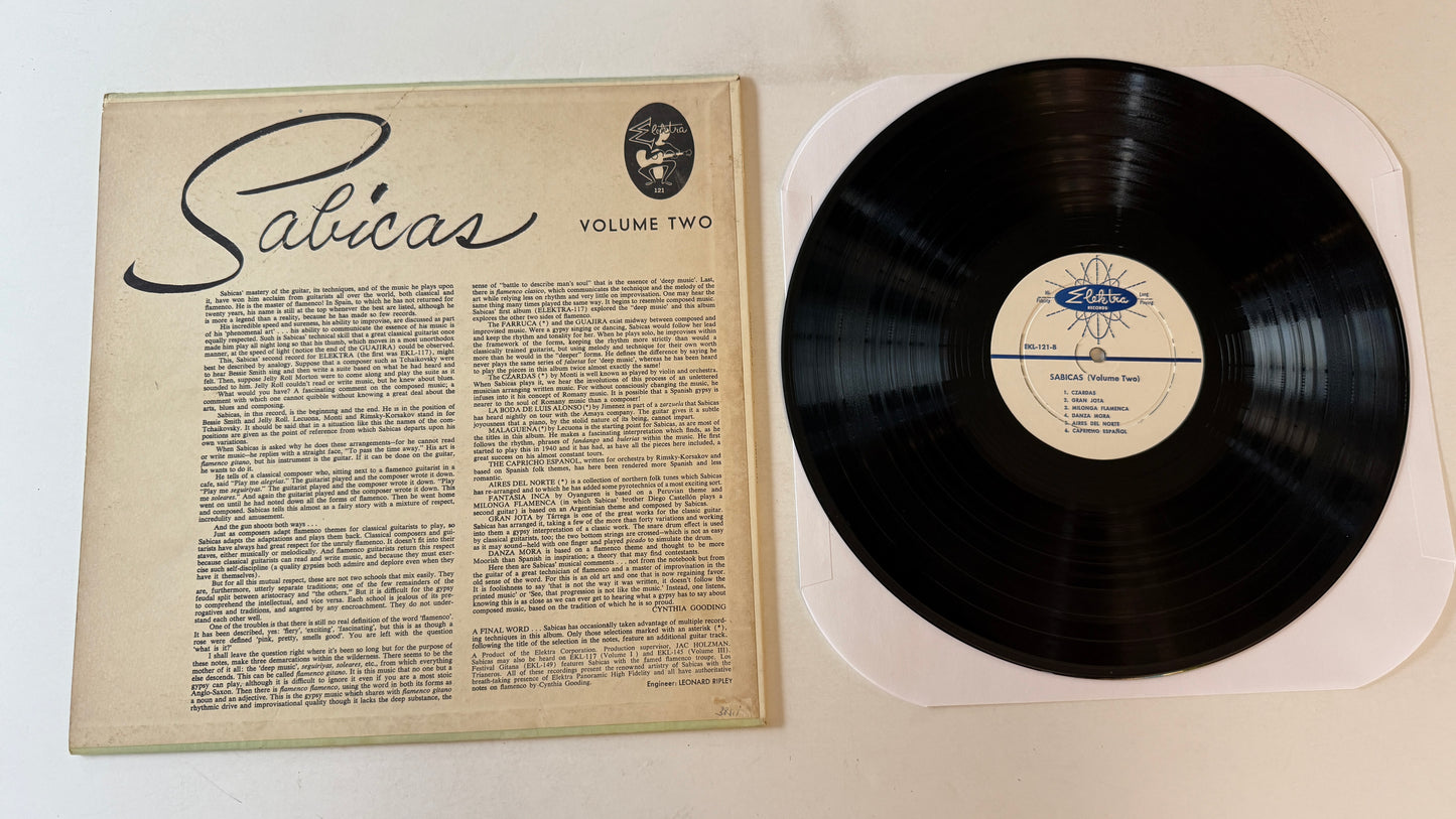 Sabicas The Greatest Flamenco Guitarist Volume II Used Vinyl LP VG\VG