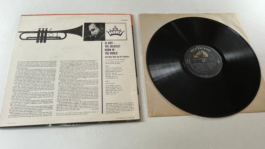Al Hirt The Greatest Horn In The World Used Vinyl LP VG+\G+