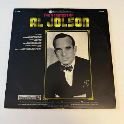 Al Jolson The Greatest Of Al Jolson Used Vinyl 2LP VG+\VG