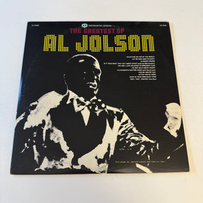 Al Jolson The Greatest Of Al Jolson Used Vinyl 2LP VG+\VG
