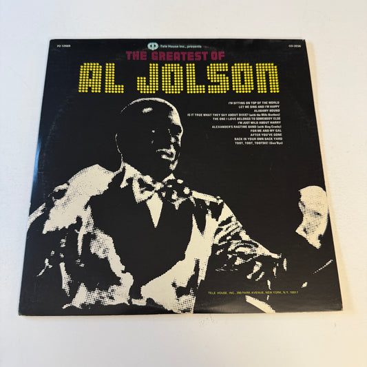 Al Jolson The Greatest Of Al Jolson Used Vinyl 2LP VG+\VG