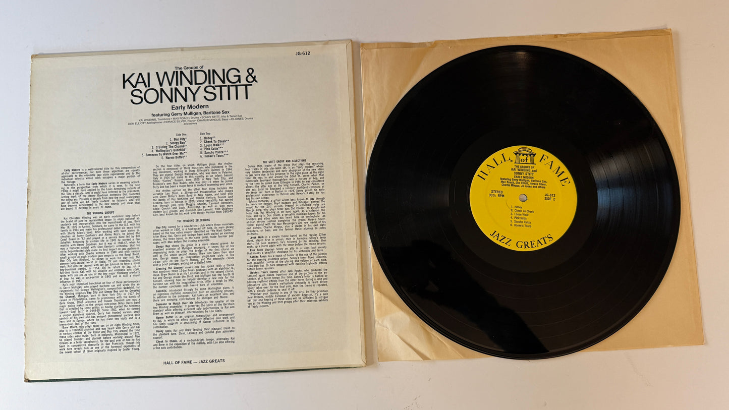 Kai Winding The Groups Of Kai Winding And Sonny Stitt - Early Modern Used Vinyl LP VG+\VG+