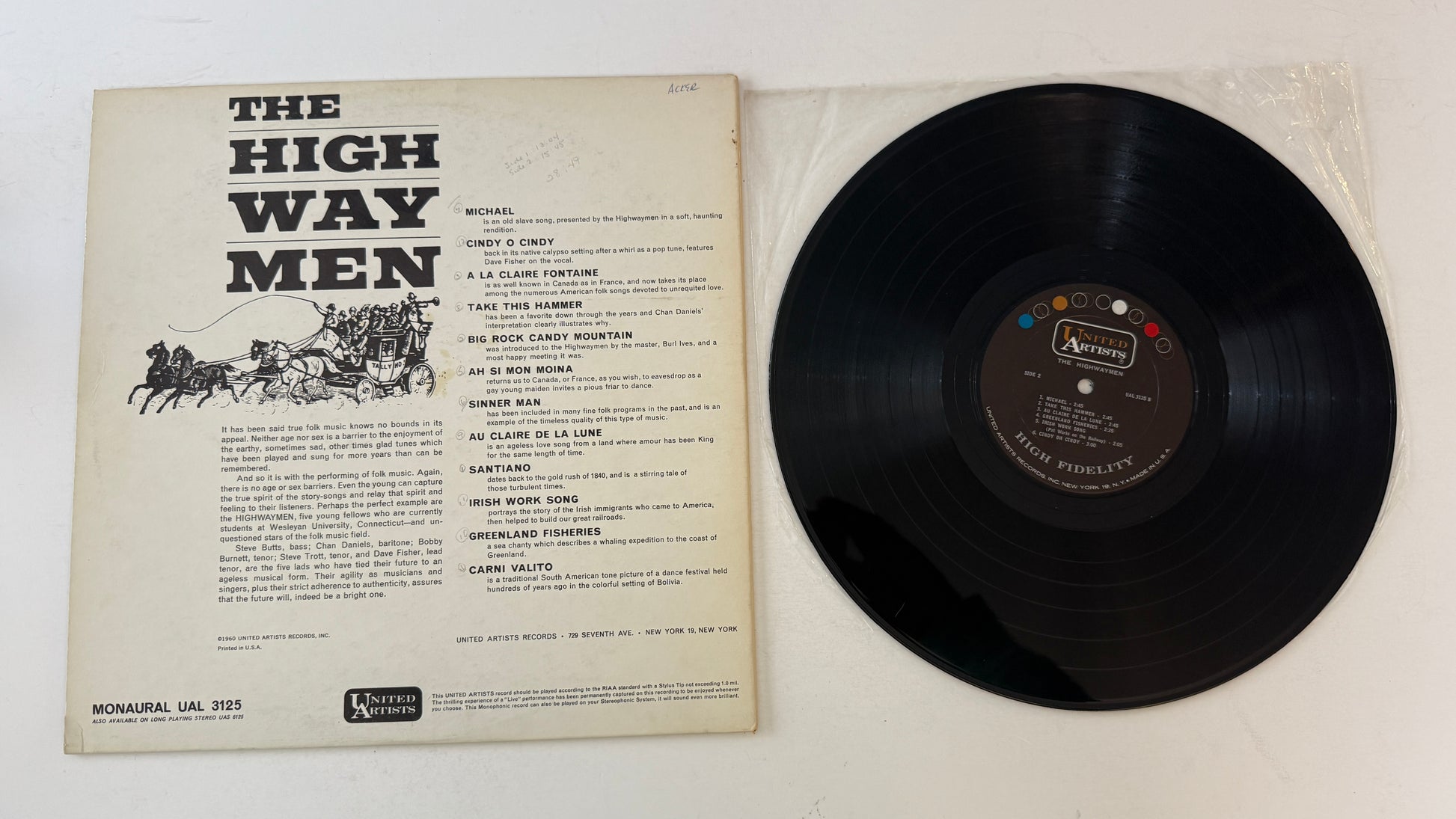 Highwaymen The Highwaymen Used Vinyl LP VG+\VG