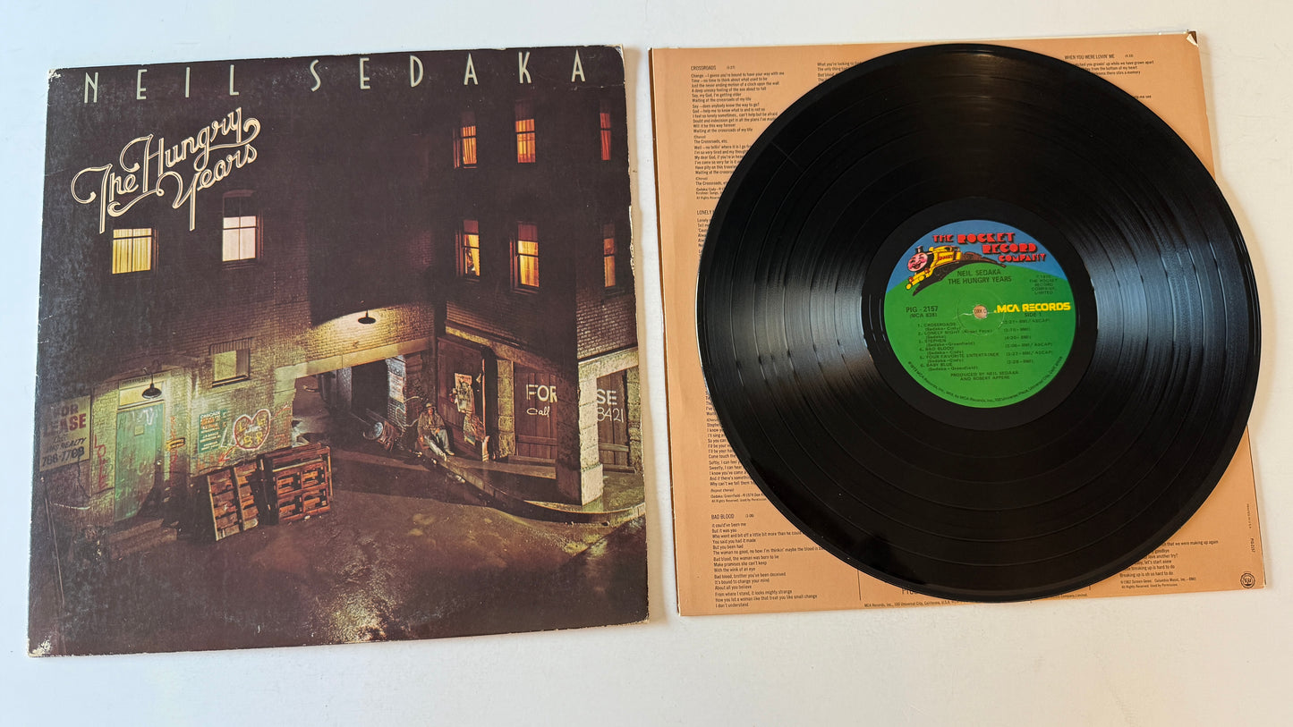 Neil Sedaka The Hungry Years Used Vinyl LP VG+\VG