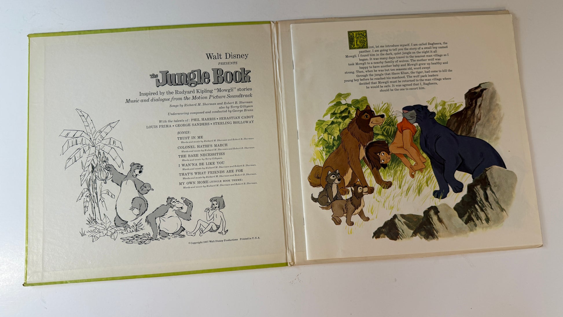 Various The Jungle Book Used Vinyl LP VG+\VG