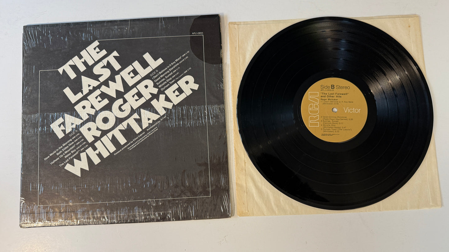 Roger Whittaker The Last Farewell And Other Hits Used Vinyl LP VG+\VG+