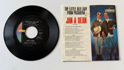 Jan & Dean The Little Old Lady (From Pasadena) Used 45 RPM 7" Vinyl VG+\VG